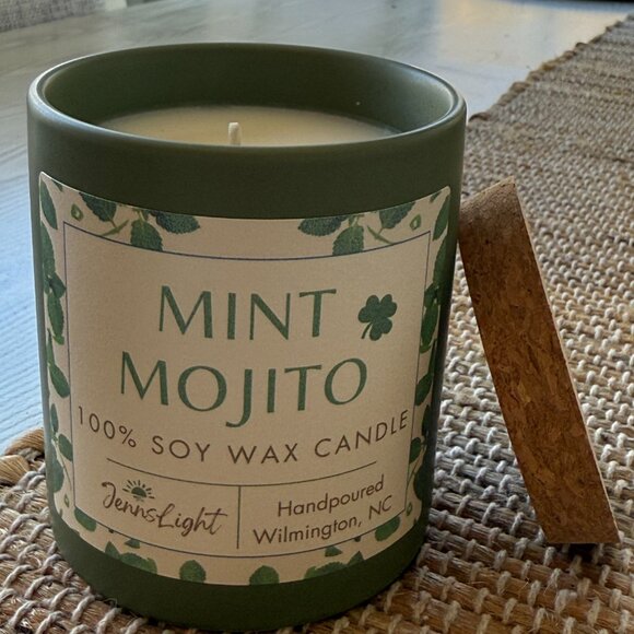 Natural Soy wax candles-12 oz - Picture 2 of 11